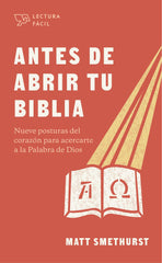 Libro Antes De Abrir Tu Biblia Serie Lectura Fácil