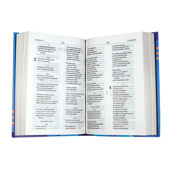Biblia Dios Habla Hoy – Tapa Dura Azul, 12 x 17 cm, Letra 9 Puntos