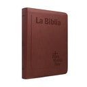 Biblia Dios Habla Hoy – 086DK – Letra 15 pts Gigante – 19,5x25 cm – Deuterocanónicos - Cierre – Tapa PU Marrón