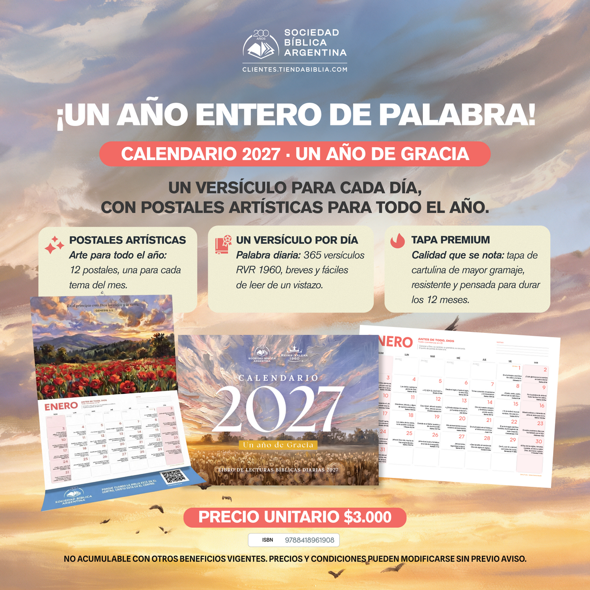 Calendario 2027 Un Año de Gracia