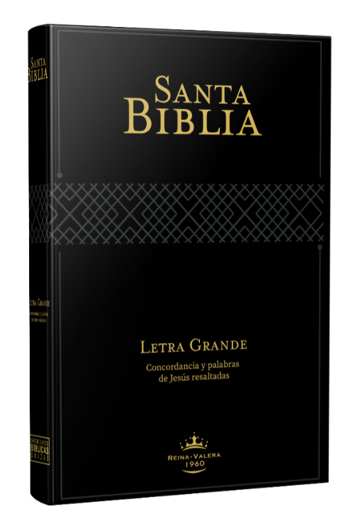 Biblia Reina Valera 1960 Letra Grande Concordancia Tapa Dura Palabras de Jesús en Cursiva