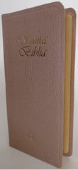 Biblia Reina Valera 1960 Tamaño Agenda Imit. Cuero Crema