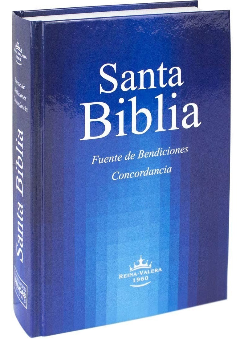 Biblia Reina Valera 1960 Letra Mayor T Dura Azul Bendiciones