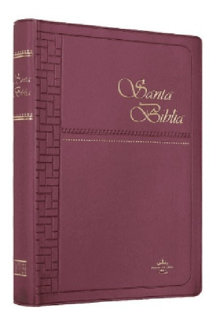 Biblia Reina Valera 1960 Tapa Vinilica Color Bordo 14 X 21cm