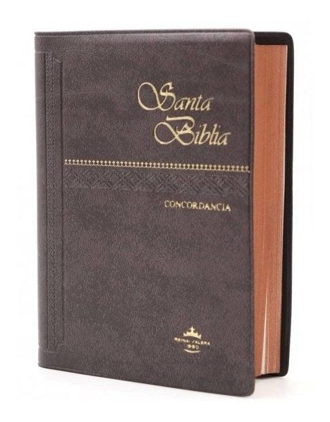 Biblia Mediana Café Vinílica Concordancia Reina Valera 1960