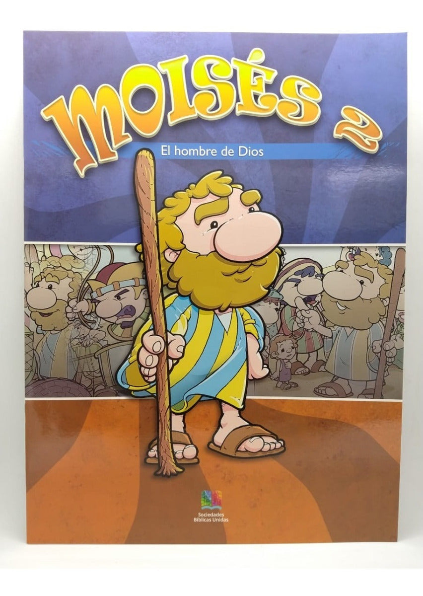 Libro Colorear Niños Los Comienzos Gigante Moisés 2