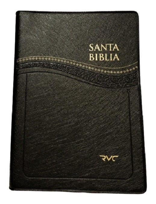 Biblia Mediana Negro Canto Rojo Reina Valera Contemporánea