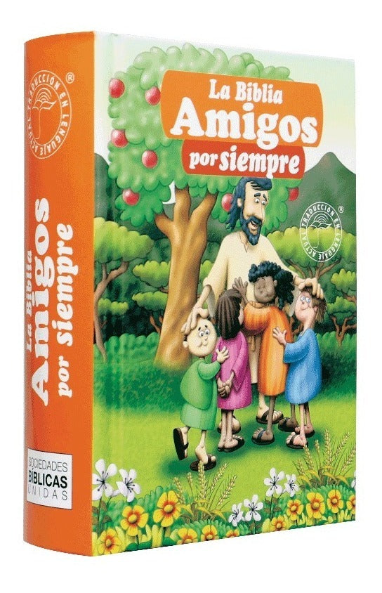 Biblia Para Niños Amigos Por Siempre Naranja Lenguaje Actual