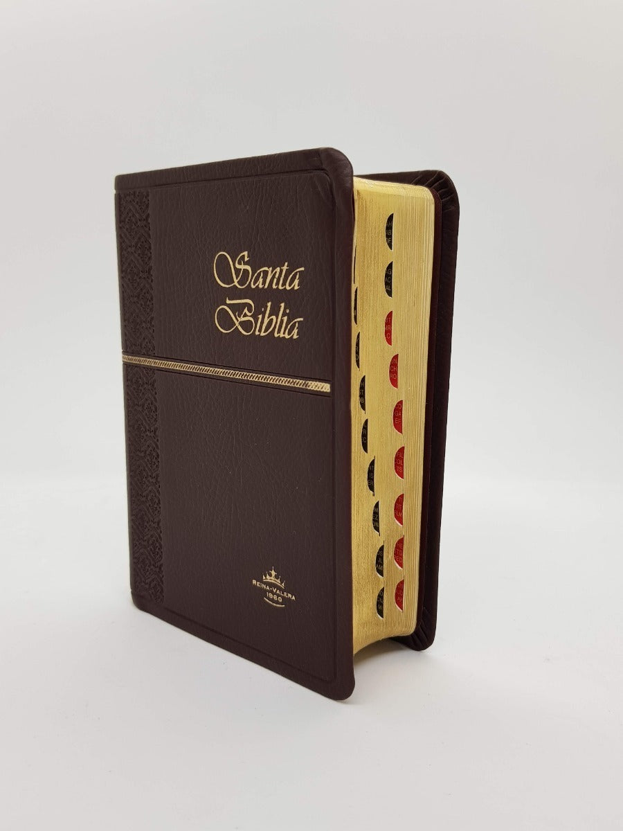 Biblia Simil Cuero índice Café Rvr 1960