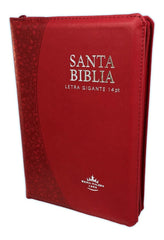 Biblia Reina Valera 1960 Letra Grande Cierre Indice Rojo