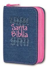 Biblia De Bolsillo Jean Cierre Rosa Reina Valera 1960