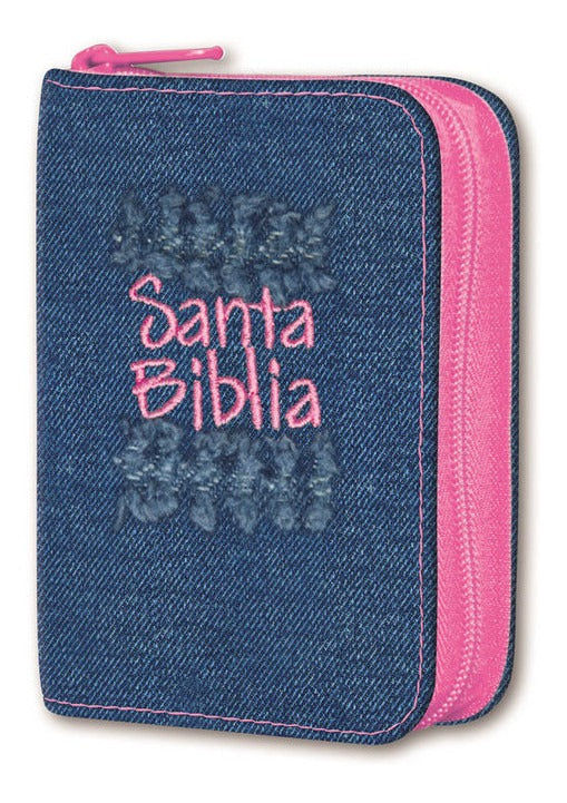 Biblia De Bolsillo Jean Cierre Rosa Reina Valera 1960