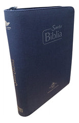 Biblia Misionera Con Cierre Azul Reina Valera 1960