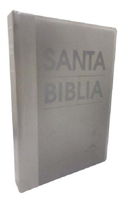 Biblia Grande Tapa Acrílico Plata Reina Valera 1960