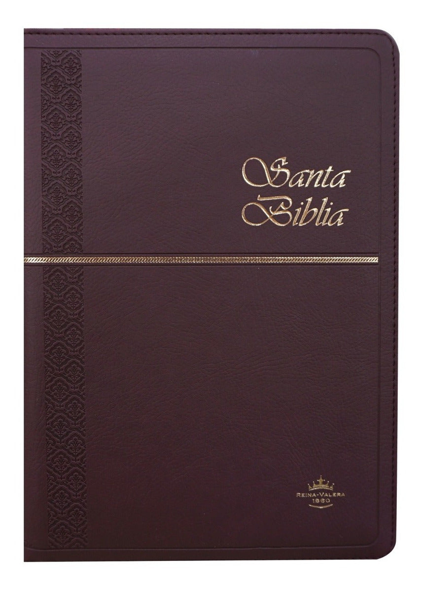 Biblia Grande Fina Cierre Indice Marron Tf Reina Valera 1960