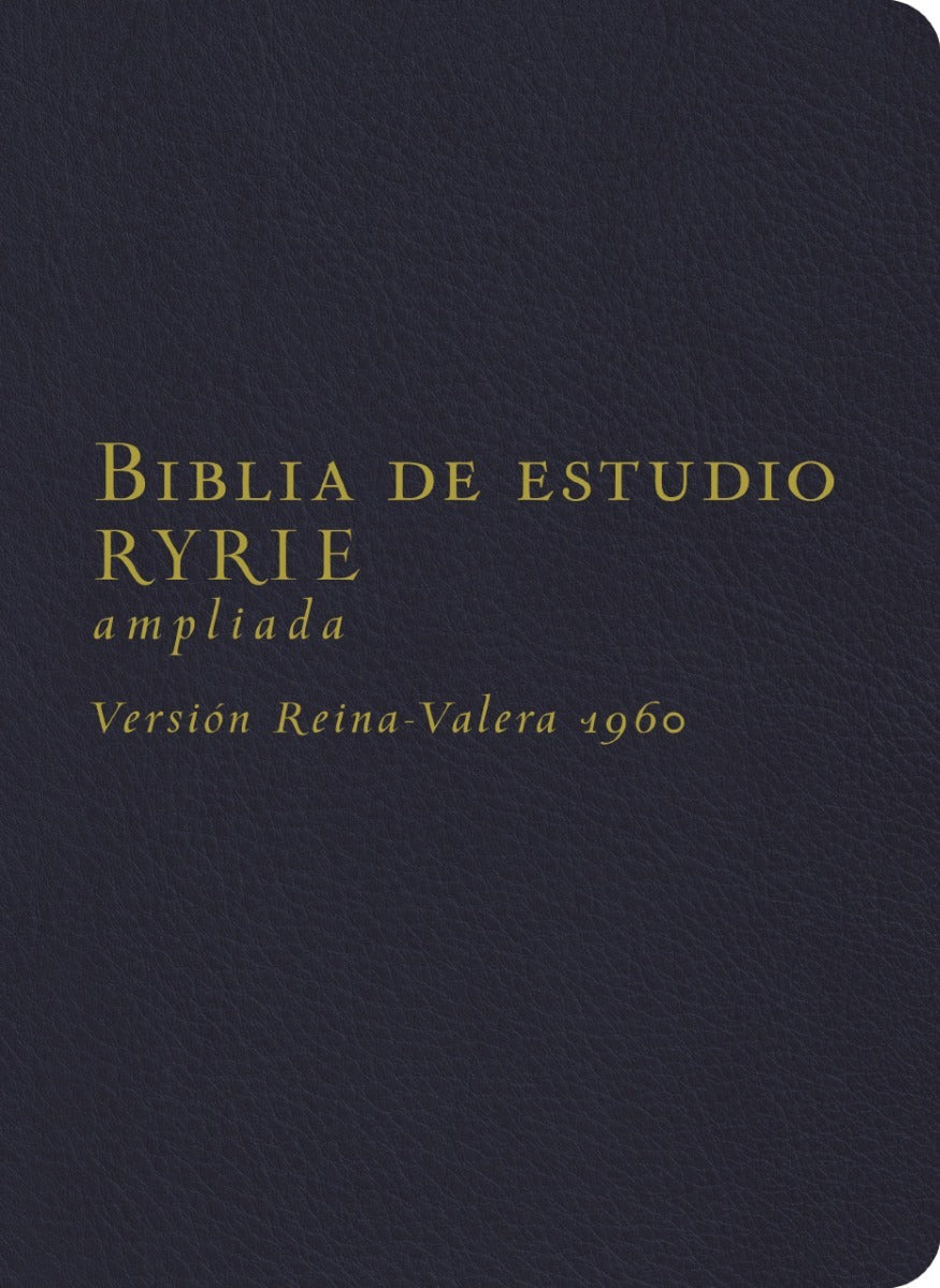 Biblia De Estudio Ryrie Ampliada Negra