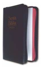 Biblia Letra Grande Negra Cierre Y Rojo Reina Valera 1960