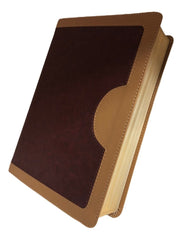 Biblia De Estudio De La Vida Plena, Imit Piel, Marrón Beige