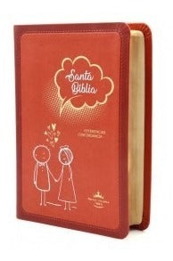 Biblia Reina Valera 1960 Mediana Naranja Letra Mayor Amor