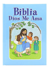 Biblia Dios Me Ama Celeste Para Niños