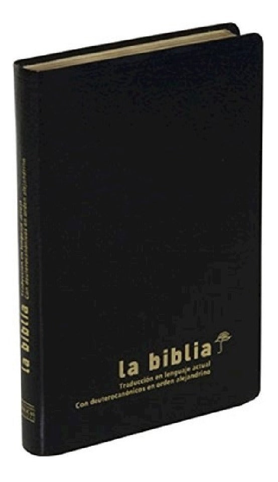 Biblia Lenguaje Actual Imit. Cuero Deuterocanonicos Negro