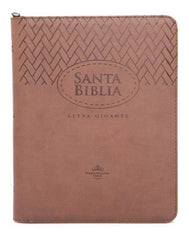 Biblia Letra Gigante Cierre E Indice Café Reina Valera 1960