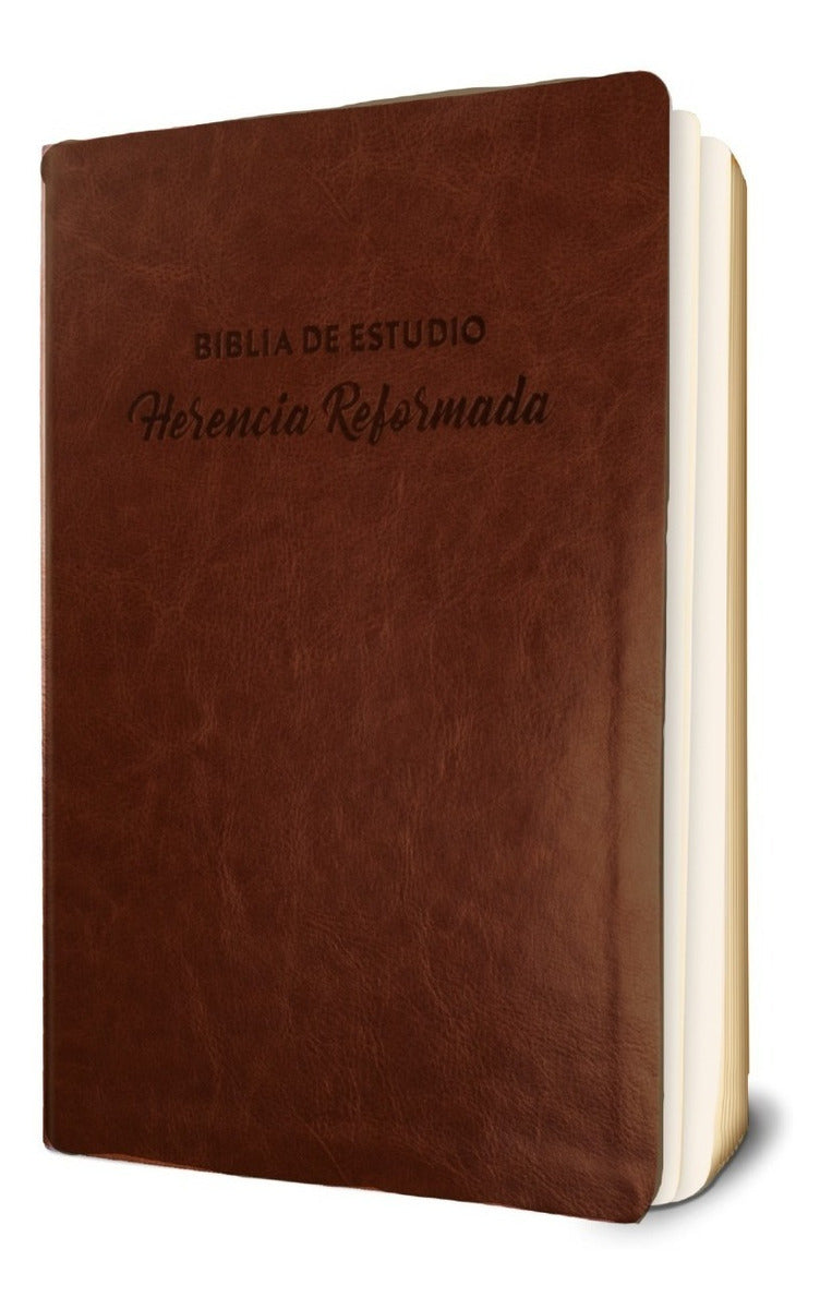 Biblia De Estudio Herencia Reformada Tapa Simil Piel