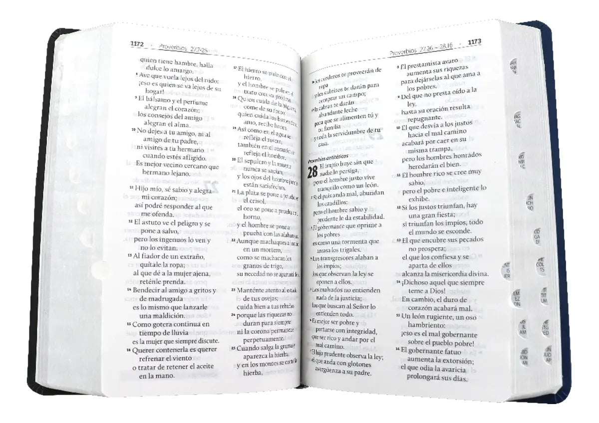 Biblia Reina Valera Contemporánea Indice Estudio Andros Azul