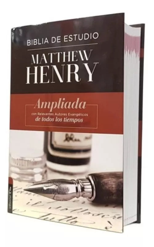 Biblia de Estudio Matthew Henry Tapa Dura Clie