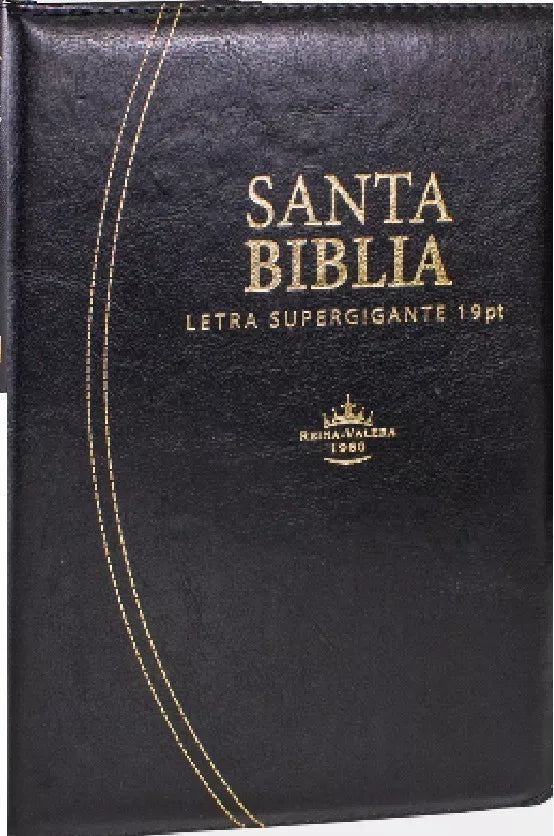 Biblia Reina Valera 1960 Letra 19 Super Gigante Cierre Negro