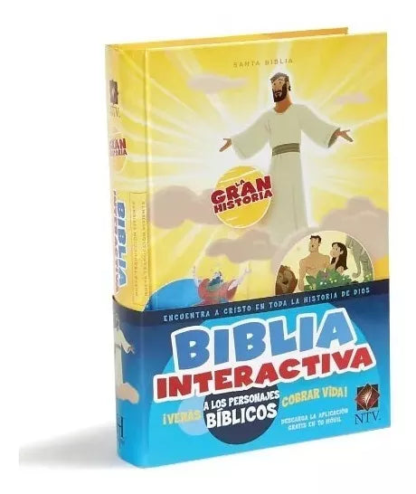 La Gran Historia Biblia Interactiva Ntv Tapa Dura