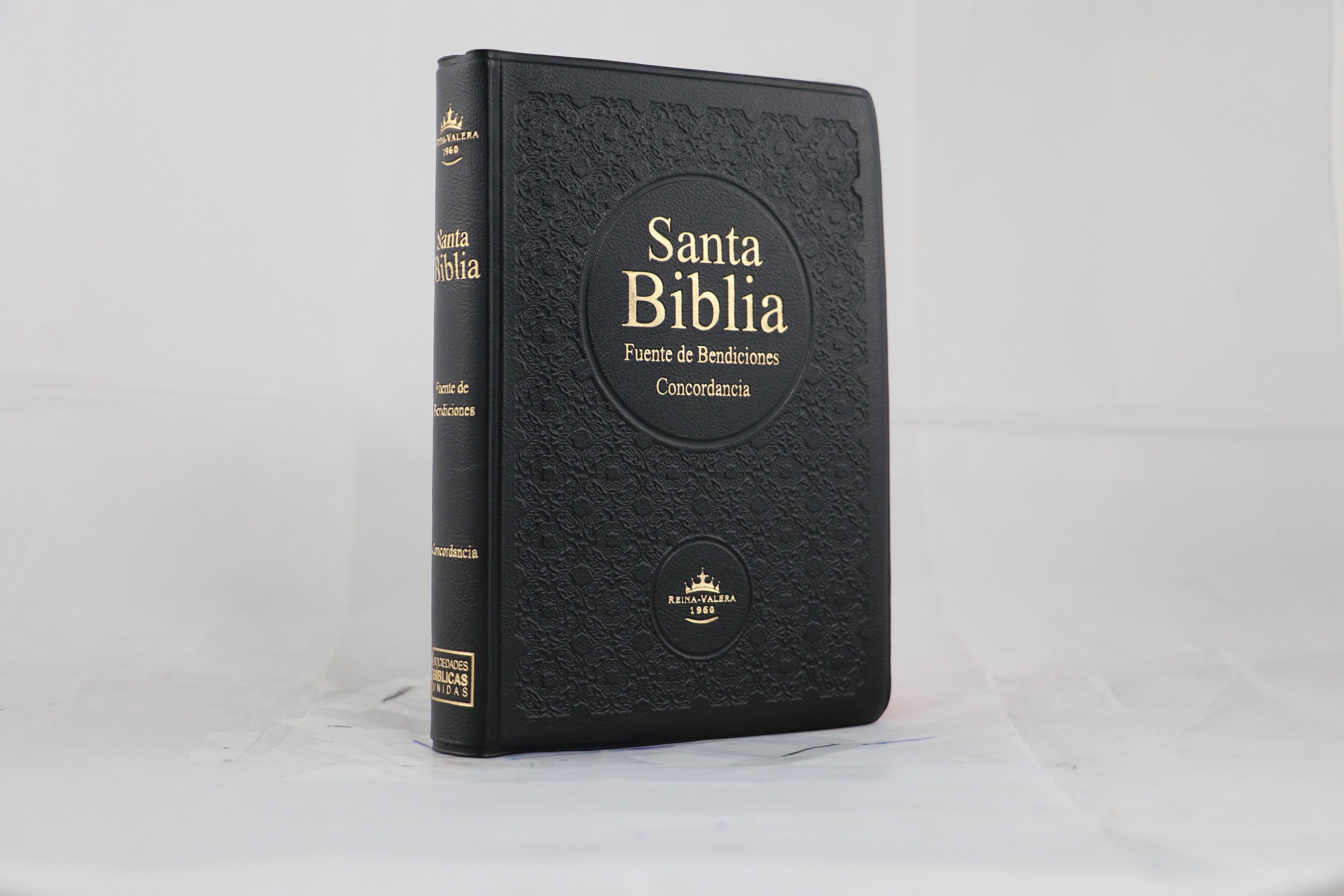 Biblia Mediana Fuente De Bendiciones Negro Reina Valera 1960