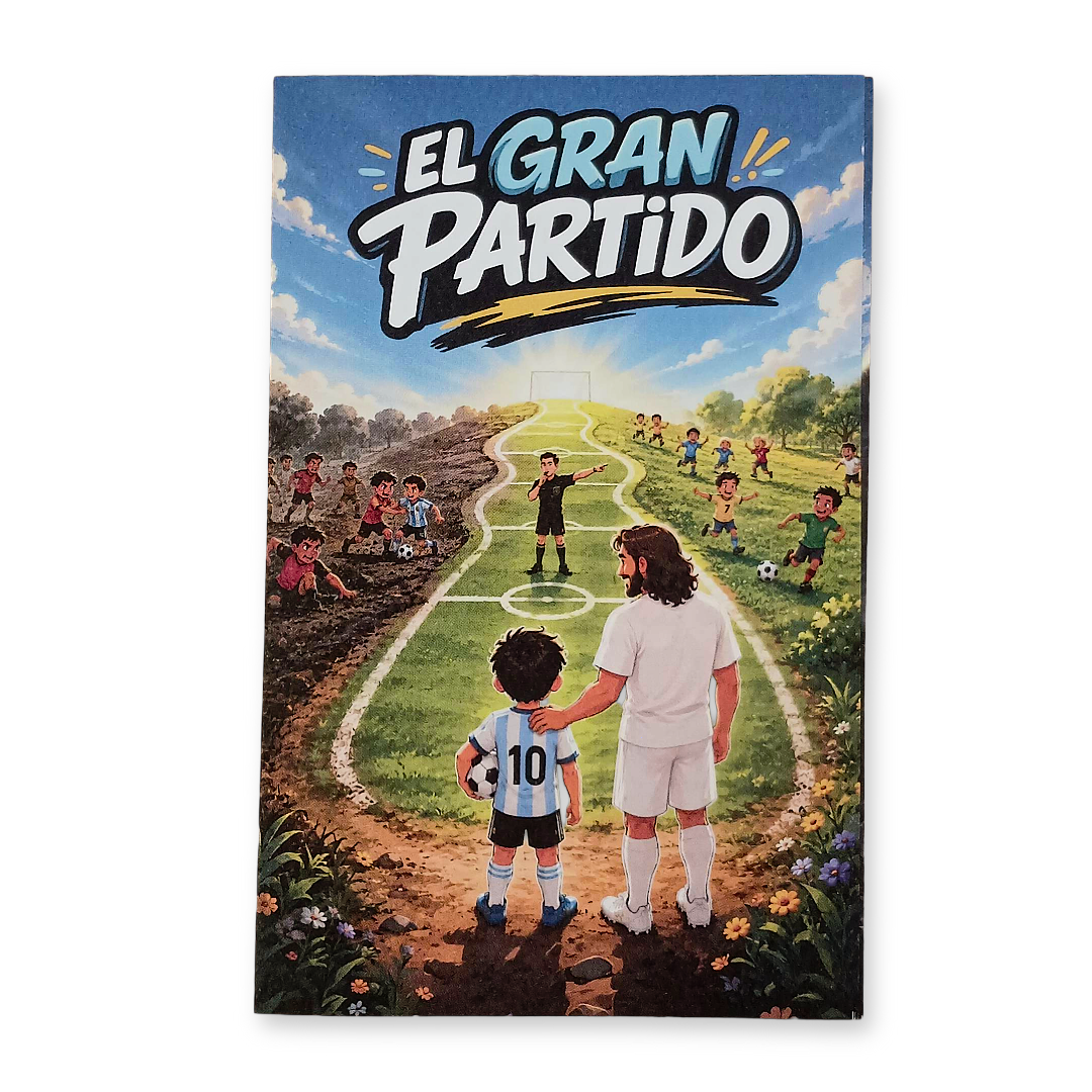 El gran partido - Folleto evangelístico para niños - pack x100