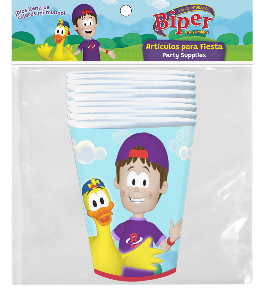 Pack Vasos - Biper (8 unidades)