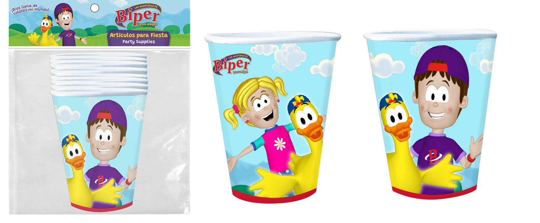 Pack Vasos - Biper (8 unidades)