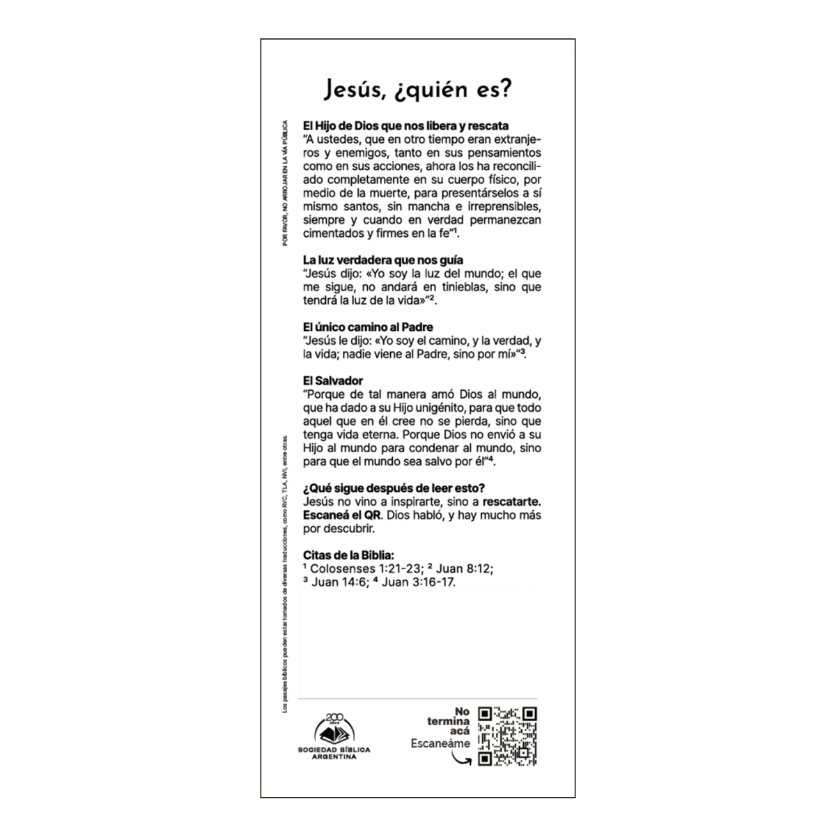 Selecciones - Jesús, ¿quién es? (Pack 1000)
