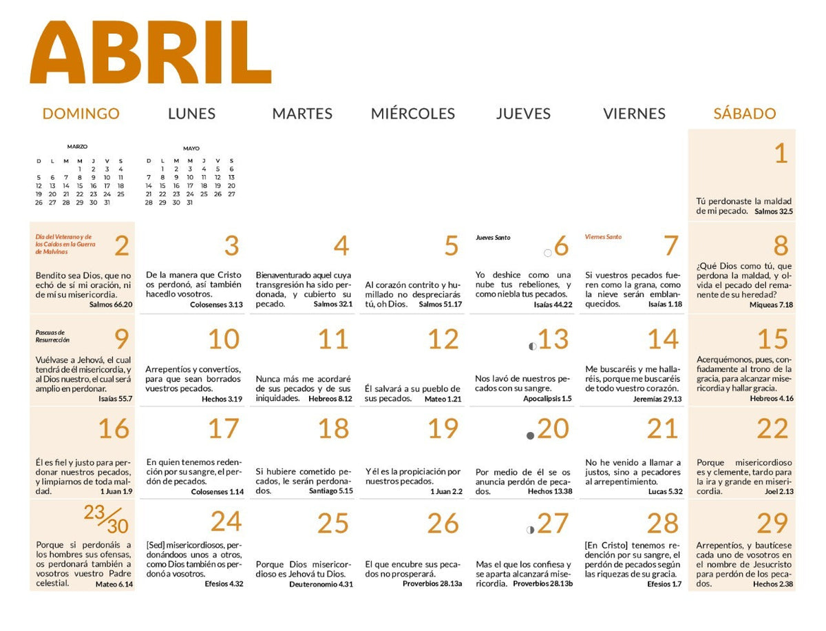 Calendario 2023 - Buenas Noticias