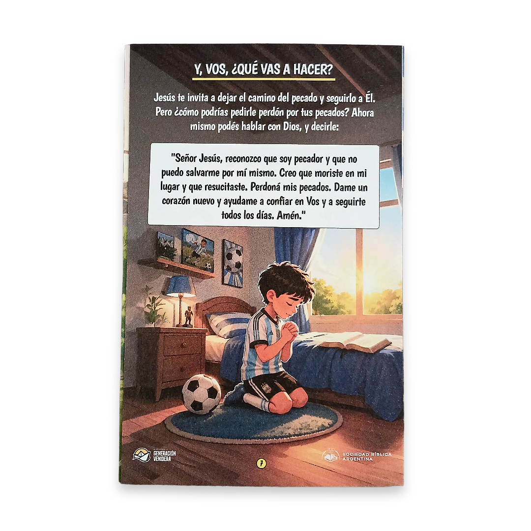 El gran partido - Folleto evangelístico para niños - pack x100
