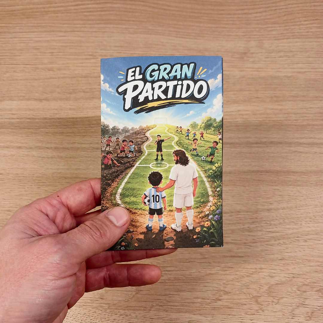 El gran partido - Folleto evangelístico para niños - pack x100