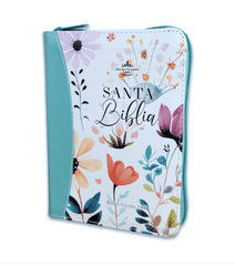 Biblia RVR60 025czti PJR CP jardín turquesa